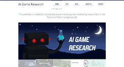 Desktop Screenshot of aigameresearch.org